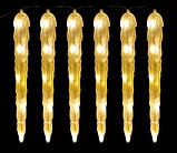 Набір декоративних прикрас "Бурульки новорічні" Luca Lighting, колір теплий білий, фото 2