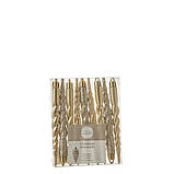 Ялинкові бурульки 9 шт., "House of Seasons" набір, колір золотий, фото 2