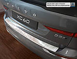 Захисна накладка на задній бампер для Volvo XC60 ll 7.2017+ /нерж.сталь/, фото 6
