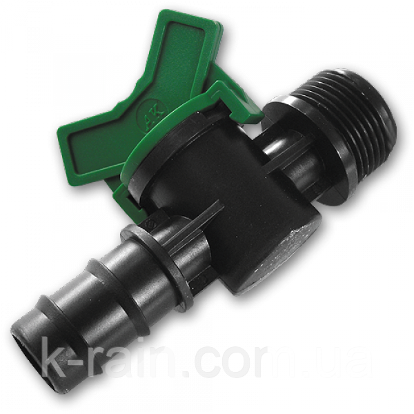 Кран із зубом 16 мм х 3/4нр, фото 1