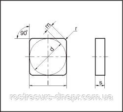 Пластина 03111-120408 4-х гр. ВОК-60 (з червоною крапкою), фото 1