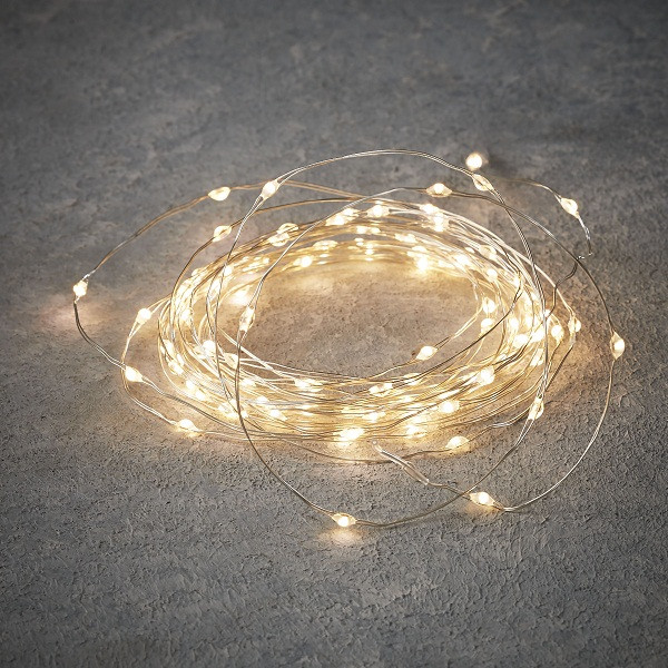 Гірлянда 8 м, "Струна", "Luca", колір холодний білий, фото 1