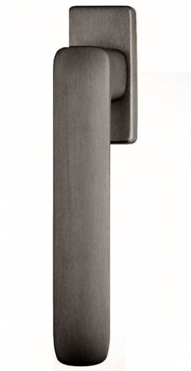Віконна ручка на прямокутній розетки Forme Sky 490DK графіт (Італія)