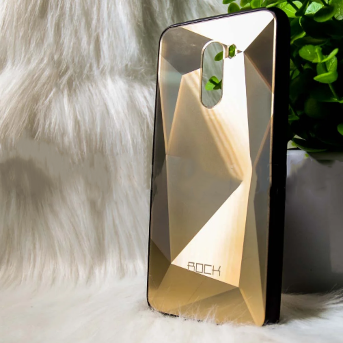 Чохол Xiaomi Pocofone F1 "Rock 3D" Золотий (gold)