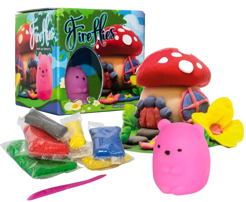 Набір для творчості Стратег "Fireflies - ведмедик", український, 30412