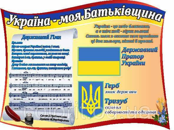 Україна - моя Батьківщина!