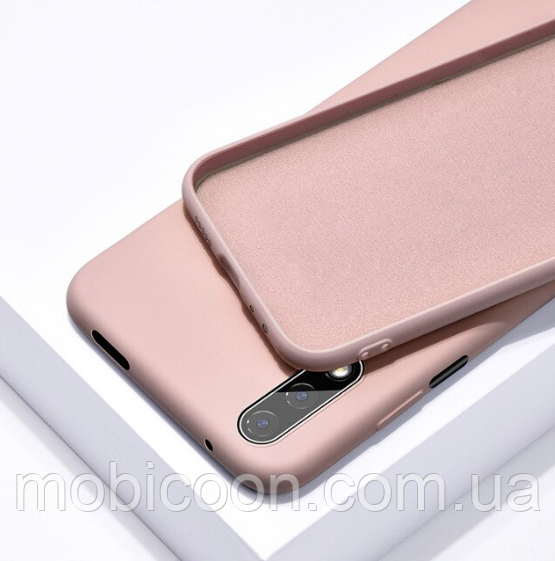 Чохол Silicone Case Full для Huawei Y6 2019 Pink Sand, фото 1