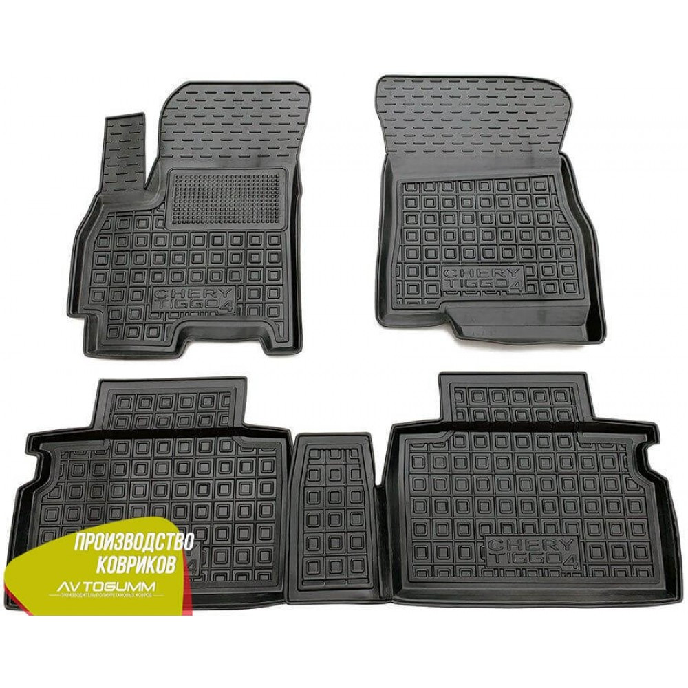 Автомобільні килимки в салон Чері Тіго 4 Chery Tiggo 4 2018- (Avto-Gumm), фото 1