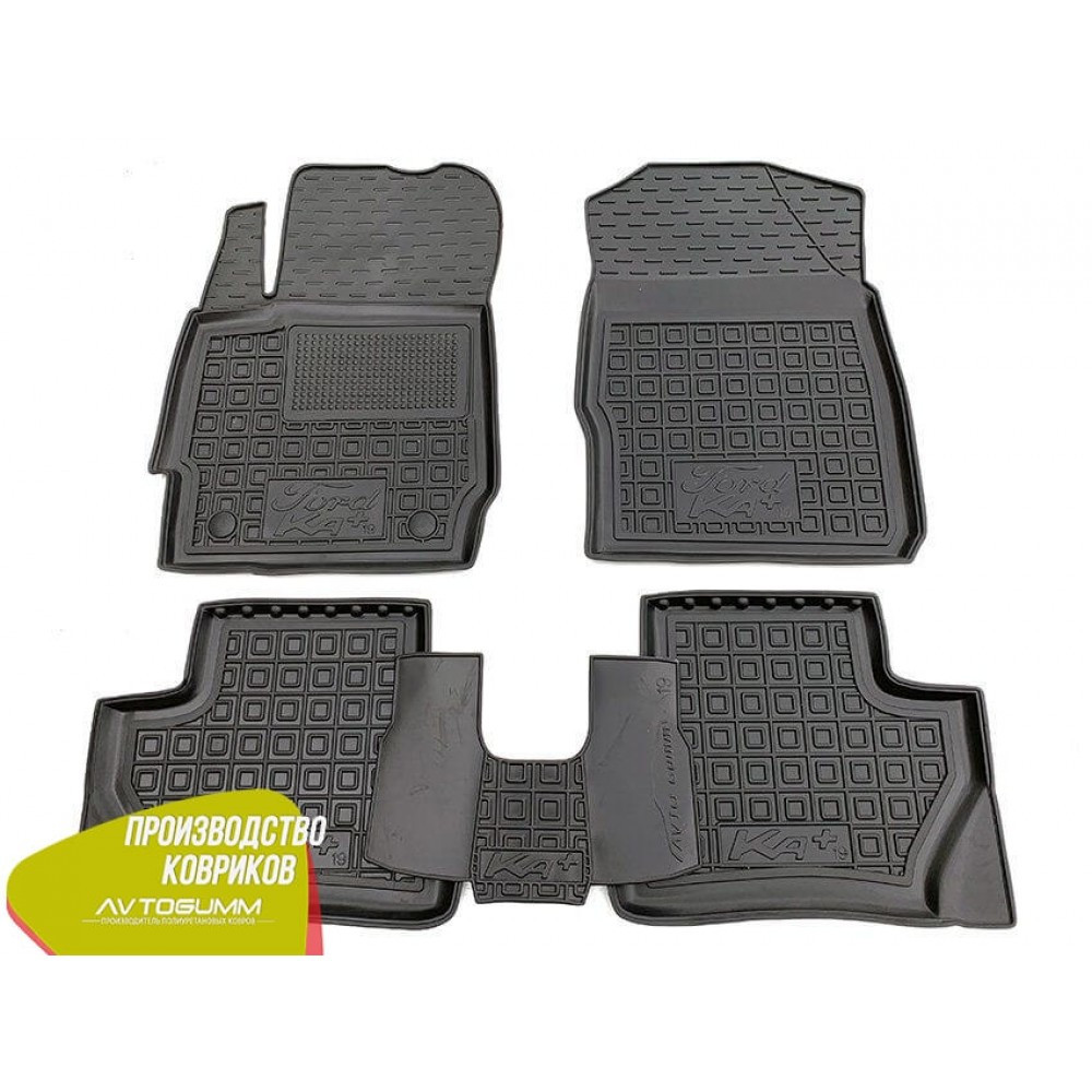 Автомобільні килимки в салон Форд Ка+ Ford Ka+ 2019- (Avto-Gumm), фото 1
