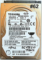 Жорсткий диск для ноутбука Toshiba 320 GB 2.5" 16 MB 7200 rpm (MK3261GSYN) SATAII 3Gb/s Б/У #62 Під сервіз