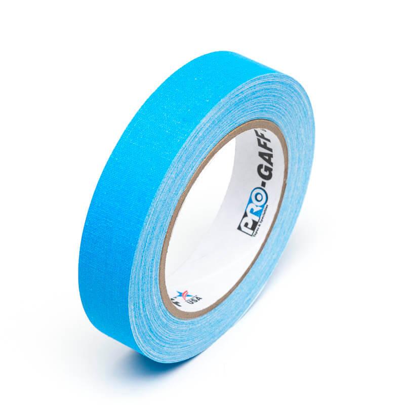 Флуоресцентна клейка стрічка Le Mark PRO-GAFFER™ TAPE FLUORESCENT 24MM X 25YDS BLUE (PROGAFF24NBL)