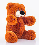 Плюшева м'яка іграшка ведмідь Бублик 45 см коричневий, фото 2