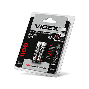 Акумулятори AAA (HR03) Videx 1100 mAh (2шт.)