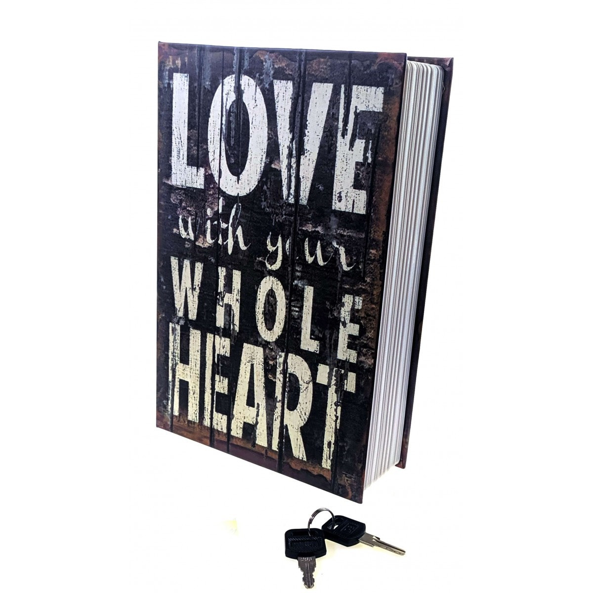Книга сейф з ключем Love