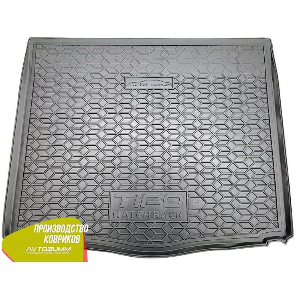 Автомобільний килимок в багажник Фіат Типо 2016 - хетчбек Fiat Tipo 2016 - Hatchback (Avto-Gumm), фото 1