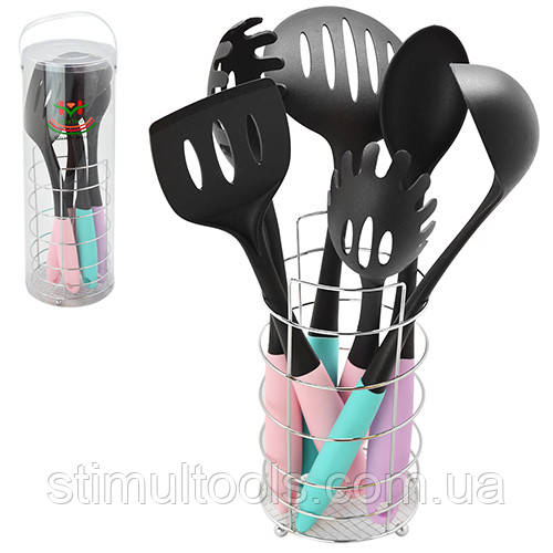 Кухонний набір на підставці Stenson 7 предметів 12*36.5 см, фото 1