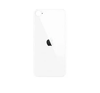 Задняя крышка для iPhone SE 2020, белая с большим отверстием под камеру,