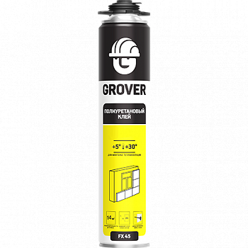 Grover FX45 Поліуретанова клей-піна для монтажу теплоізоляції