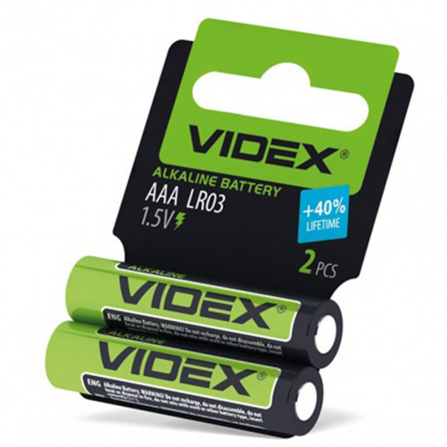 Батарейки LR3 VIDEX Alkaline