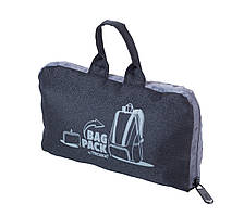 Рюкзак складний Troika "BAGPACK", чорний