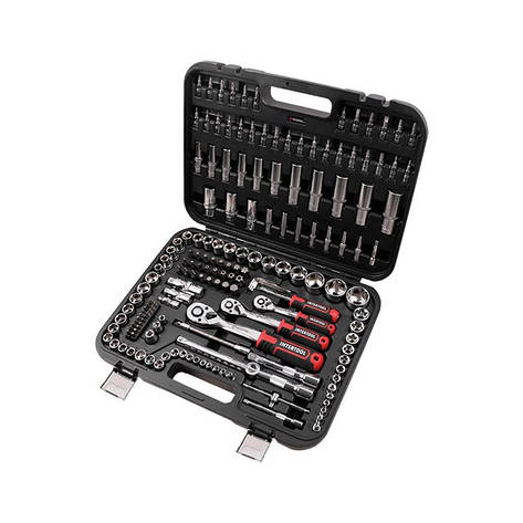 Набір інструментів 1/2" & 3/8" & 1/4", 171ед., Cr-V STORM INTERTOOL ET-8171, фото 1