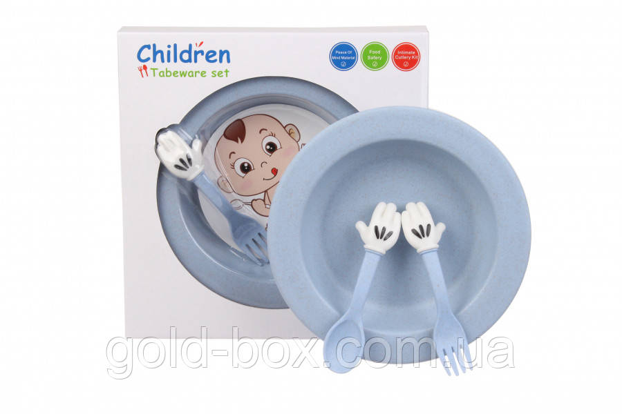 Детская многоразовая посуда оптом набор - фото 1 - id-p1288087673