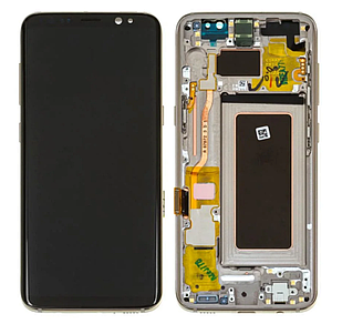 Модуль для Samsung Galaxy S8, Samsung G950F,G950FD, золотистый,дисплей + сенсор