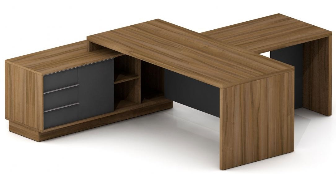 Стіл офісний Promo Top 33-17s з брифінгом ТМ Salita