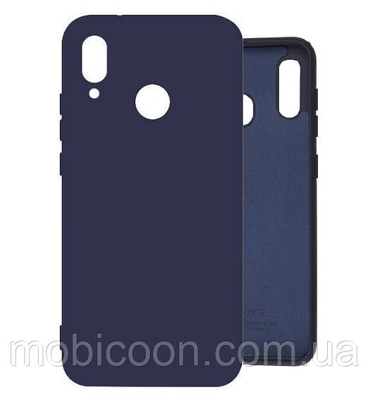 Чохол Silicone Case для Huawei P Smart 2019 Dark Blue, фото 1