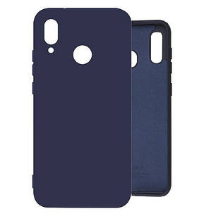 Чохол Silicone Case для Huawei P Smart 2019 Dark Blue