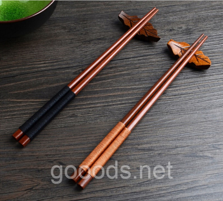 Натуральні дерев'яні прибори для східної їжі, фото 1