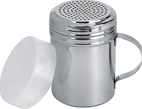 Сільниця неіржавка професійна з ручкою й калпаком H 100 мм Ø 70 мм (шт)