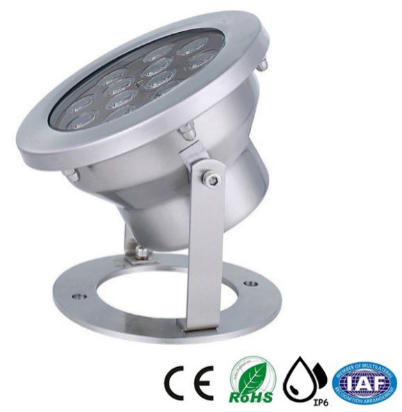 Підводний світильник 9W RGB IP68 світлодіодний професійний Ecolend, фото 1