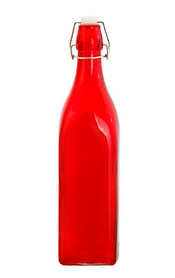 Пляшка утеплена для рідких продуктів із горбильним корком різних кольорів V 1000 мл (шт)