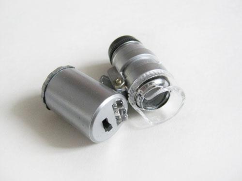 Мікроскоп 60х, лупа з підсвічуванням, фото 1