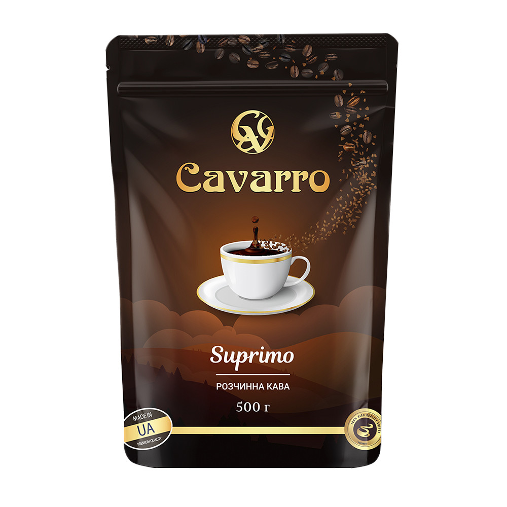 Cavarro Suprimo кофе растворимый 500г (4820235750169)