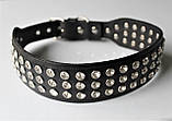 Шкіряний нашийник "Lockdog" зі стразами, фото 8