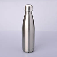 Термос для сублімації Пляшка, 500 мл Срібло