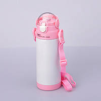 Термос для сублімації дитячий з трубочкою, 350 мл