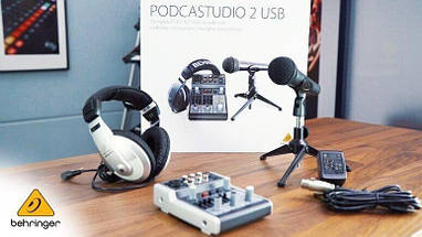 Комплект для звукозаписування Behringer PODCASTUDIO 2 USB, фото 3