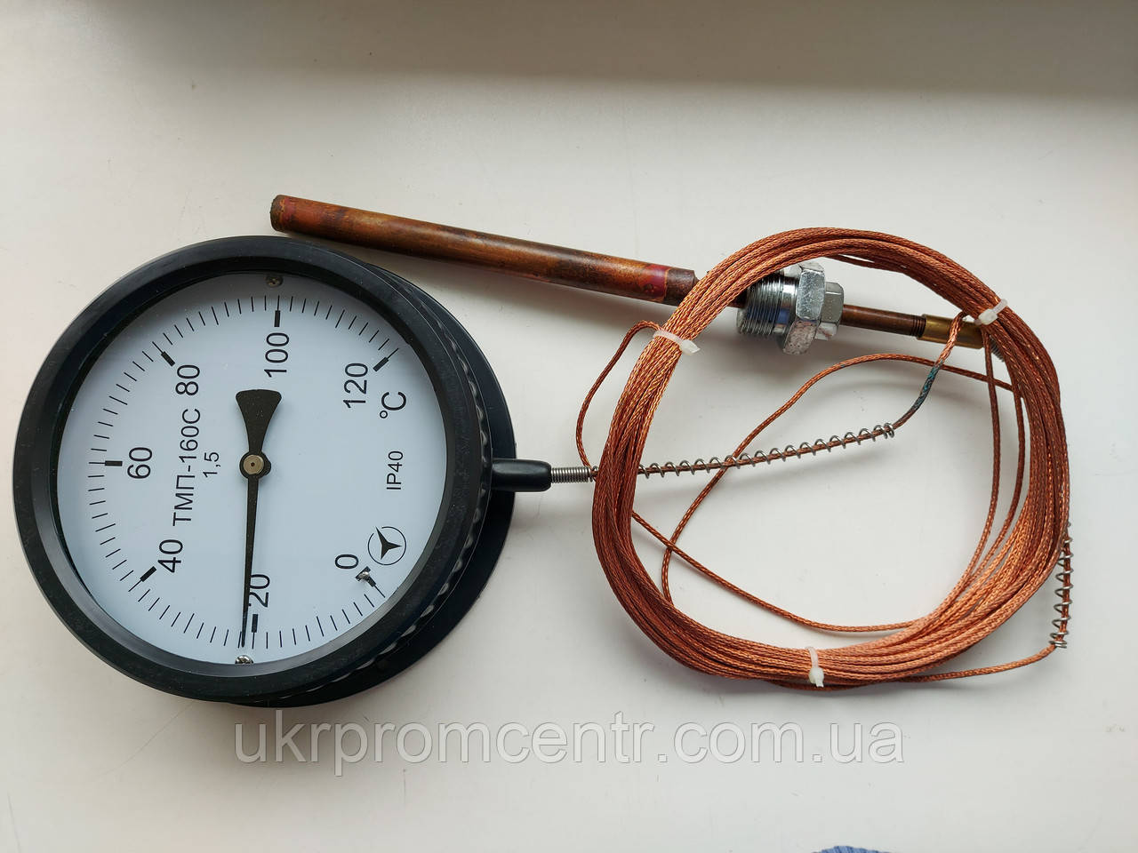 Термометр манометричний показуючий ТМП-160, фото 1