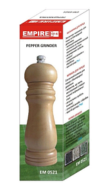 Млин дерев'яний довг перцю і солі H 170 мм (шт)