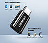 Перехідник Ugreen USB 3.1 Type-C to Micro USB ABS Black (US157), фото 3