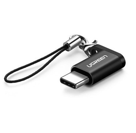 Перехідник-адаптер Ugreen USB Type-C to Micro USB Black (US157)