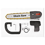 Насадка на болгарку ланцюгова пила Білоруша, фото 4