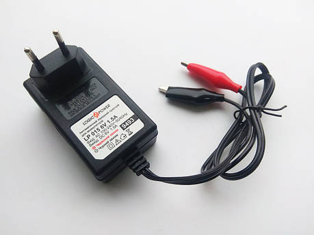 Зарядний пристрій дитячого електромобіля 6V 1500 mAh на клемах, фото 1