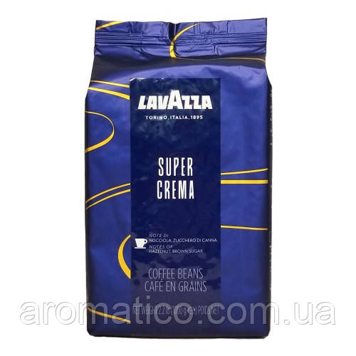 Кава в зернах Lavazza Super Crema 1 кг