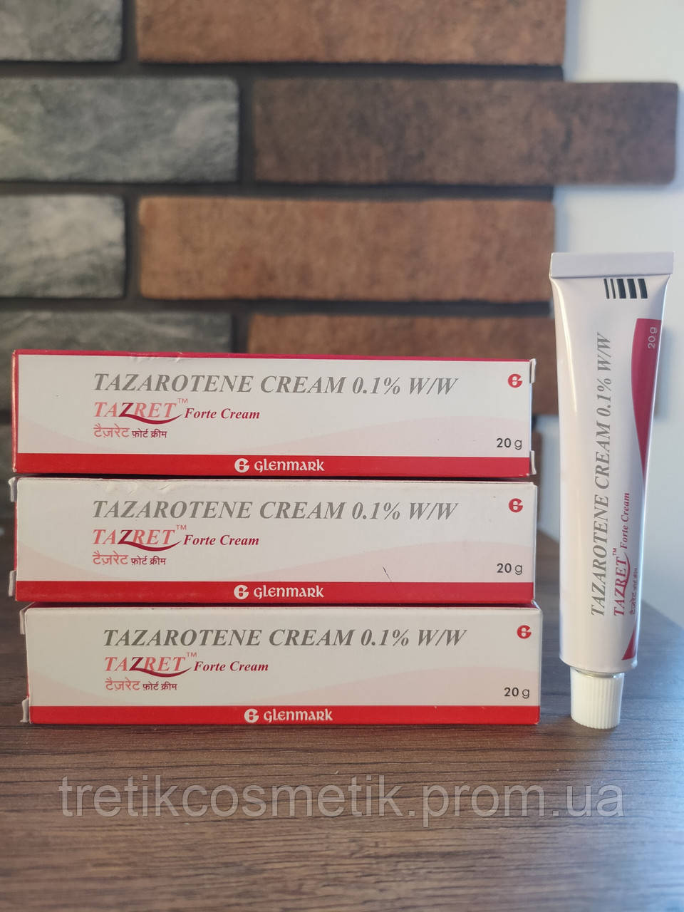 Тазаротен ретиноид при акне, морщинах, пигментации в виде крема Tazret ...