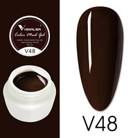 Гель-краска Venalisa Color Mud Gel, 5г, №48 (темно-коричневый)