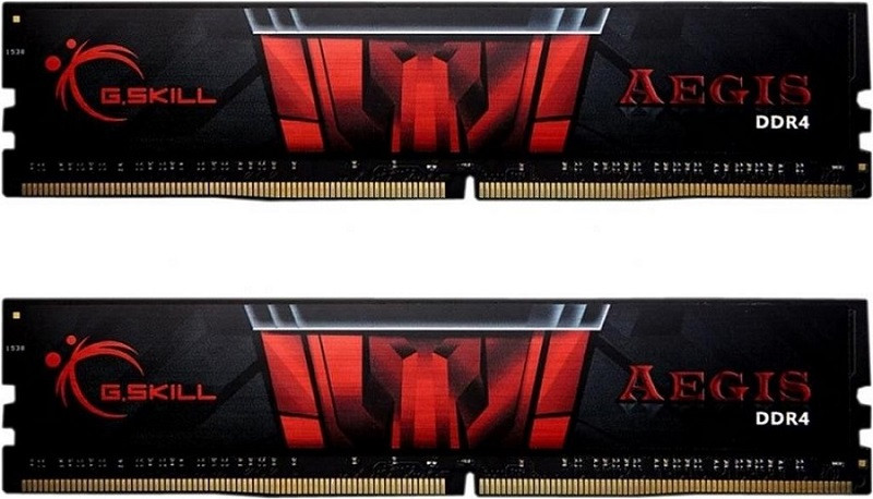 Модуль пам'яті DDR4 16 GB (2x8GB) 2666MHz G.Skill Aegis (F4-2666C19D-16GIS), фото 1